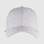 Gorra clásica  "Inicial relieve" 6 paneles color gris ceniza